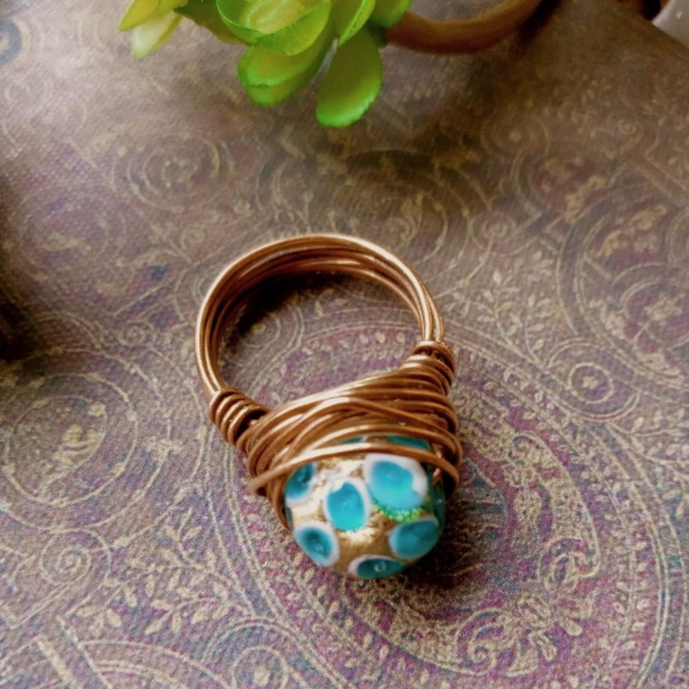 Handmade Wire-wrapped Ring